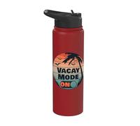 Holiday Mode A Vintage Sunset Stainless Steel Insulated Water Bottle