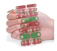 Holiday Nails Art Stickers Christmas Santa Designs Decals For Decoration Festive Accessories Christmas Party Nail Ideas