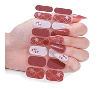 Holiday Nails Art Stickers Christmas Santa Designs Decals For Decoration Festive Accessories Christmas Party Nail Ideas