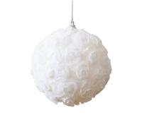 Holiday Ornament Ball Foam 10 Cm for Christmas Tree Display, Loop Ready Textured Finish for Indoor Seasonal Rooms Holiday Ornament Ball Tree Bauble Decorative Christmas Sphere Festive Home Accent Loop