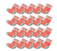 Holiday Paper Napkins - Two-Ply Christmas Serviette Pack with Socks Design, Twenty Printed Sheets for Table Parties Home Kitchen Dinner Events Seasonal Decor Celebration Accessories Gift Set