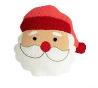 Holiday Pillow with Santa Claus Design, Crafted from Soft Cloth, Suitable for Adding Warmth and Festive to Various Home Spaces