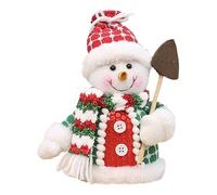 Holiday Plush Doll - Cute Christmas Elk Santa Snowman Decoration for Seasonal Spirit, Cozy Ornament with Soft Fabric Design, Plush Toy for Kids, Teens, Home, Offices Cabinet, 4.72x2.76in