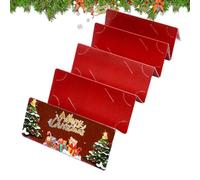 Holiday Present Cards, Wooden Cash Holder Display, Reusable Money Box Organizer, Keepsake with Personalized Engraving, Presentation Box for Office Party Friends Co-Workers and Grandchildren Presents