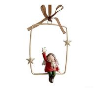 Holiday Resin Ornaments Designed For Tree Hanging And Seasonal Decoration To Elevate Celebration Spaces(Girl Ornament)