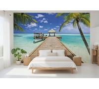 Holiday Resort bedroom Photo Wallpaper 368x254 cm feature wall mural giant decor