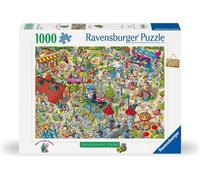 Ravensburger Ray’s Comic Series 1000 Piece Jigsaw Puzzle - Funny Holiday Resort Cartoon by Artist Ray Nicholson - Family Puzzle for Adults & Teens
