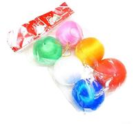 Holiday Satin Balls 24 Decorative Foam Ornaments for Indoor and Outdoor For Christmas Decor (6cm)