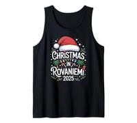Holiday Season, Fun Santa Hat, Christmas in Rovaniemi 2025 Tank Top