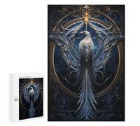 Holiday-Season Gift: Enchanted Feathered Guardian, 1000 PCS, Decorative Jigsaw for Grown-Ups, with A Decorative Finished Picture