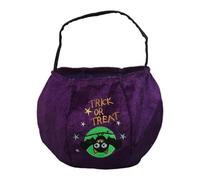 Holiday Season Velvets Candy Bag Oversized Pumpkin Design Seasonal Party Essential Accessory for Candy Collection Gatherings Halloween Favor Bags