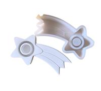 Holiday Silicone Molds Star Candlestick for Epoxy Resin Tealight Holder Christmas Decoration Star Tealight Holder Molds