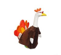 Holiday Snowman Goose Outfit 23 Inch With Fun Themed Badges For Porch And Yard Decoration During Winter And Seasonal Events