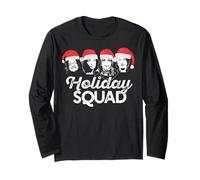Holiday Squad Tlaib AOC Omar Pressley A.O.C. Christmas Meme Long Sleeve T-Shirt