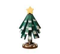 Holiday Stackable Wood Coasters Christmas Tree Shape Placemat for Tabletop Protections and Decoration Festival Kitchen Accessories