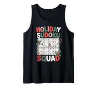 Holiday Sudoku Squad Matching Christmas Squad Tank Top