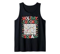 Holiday Sudoku Squad Matching Christmas Tank Top
