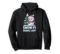Holiday Tech Humor Snow Connection Christmas Love Apparel Pullover Hoodie