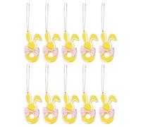Holiday Themed Pendants Wood Ornamentation Set Of 10 Handcraft With Attention To Detail For Last Appeal Decors Holiday Decorations