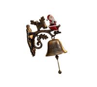 Holiday Themed Welcome Doorbell Decoration Strong Outdoor Metal Craft Fast Door Hanging Festive Mood Gift Festive Metal Door Decoration