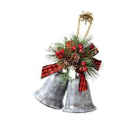 Holiday Toll Set Of 2 Displaying Dynamic Sustainable Ideal For Entrances Coronets And Party Donations Metal Christmas Hanging Bells