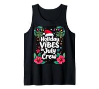 Holiday Vibes in July Crew Festive Holiday Vibe Tank Top
