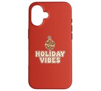 Holiday Vibes Ornament Christmas Season Retro Case for iPhone 16