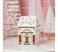 Holiday Village Spice House Set,Mini Xmas Gingerbread Houses Jars,Festive Decor Kitchen Countertop Christmas Candle or Wax,Warmer Holiday Countertop Display Decoration (#A)