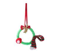 Holiday Wall Deck Soft Miniature Wreath Bend Toll Embellishments Space Saving Seasonal Display Christmas Wreath