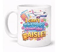 Holiday Wedding Hen Down The Aisle Gift Mug