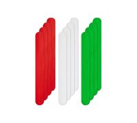 Holiday White Red and Green Flip Wraps Silicone Covered Metal Strips Flip Poster Holder Paper Roll Holder