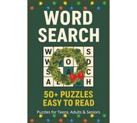 Holiday Word Search: Holiday Word Search Puzzle Book: Easy to Read Print Winter Themes and More | 6x9 inches, 110 pages | 50+ Puzzles. For Holidays and Relaxation.