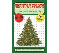 Holiday Word Search Puzzle Book: Word Searches with Easy to Read about Holidays, Family, Memories and More |6x9 inches, 110 pages| 50 + Puzzles …Gift for Vacations, Holidays and Free Times