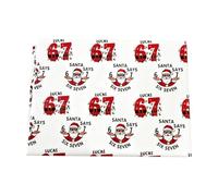 Holiday Wrapping Paper Sheets, 30 x 20 Inch Printed Christmas Rolls with Numbers with Festive Design, Decorative Paper for Birthday Gift, Flower Bouquets, Wedding and Decor