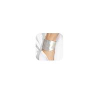 HolidayQbee Silver Bangles For Women Cuff Bracelets Wide Open Chunky Bangles for Women, Modern Hypoallergenic Jewellery Gift, Non-Tarnish Ladies Silver Bracelet