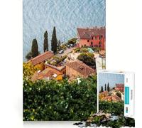 Holidays on Lake Como Jigsaw Puzzles for Adults1000 Piece Logic Build Stress Less Fun Challenge (50x75cm)
