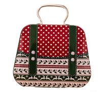 Holidays Simplified Decorative Metal Xmas Treats Container in Unique Shape (F)