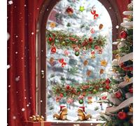 HolidFor ay WFor all For and Window Stickers for ChristmFor as Decor, FeFor aturing DurFor able PVC MFor ateriFor al For and Festive PFor atterns for Simple For applicFor ation