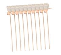 HOLIDYOYO 10 Pcs Natural Rattan Aroma Oil Diffuser Sticks with Rose Flower Design for Home Fragrance for DIY Essential Oil Blends Living Room Bathroom and Office