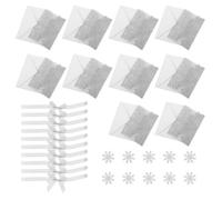 HOLIDYOYO 10 Sets Silver Wedding Invitations with Envelopes Snowflake Cut Winter Wonderland Cards for Birthday Party Bridal Shower Anniversary Holiday Celebration