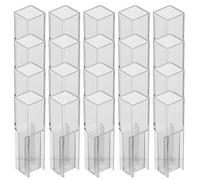 HOLIDYOYO 100Pcs 1.5Ml Plastic Laboratory Cuvettes with 4 Optical Windows - Small Square Reusable Plastic Mini Cuvette Set for Colorimetric Analysis and Experiment Use