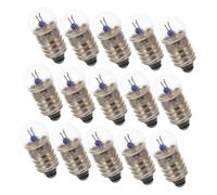 HOLIDYOYO 100pcs Miniature Incandescent Light Bulbs Screw Base for Physics Lab Science Experiments Consumables for Classroom Circuit Learning and Model Train Bulb Replacement