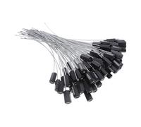 HOLIDYOYO 100pcs Security Cable Wire Seals Self-Locking Anti-Tamper Tags for Cargo Trailers Water Electricity Meters Black Steel Shipping Padlocks