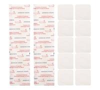HOLIDYOYO 100pcs Square Clear Bandages: Gentle Breathable Wound Dressing Tape - Transparent for Scar Prevention - Outdoor Travel Essentials