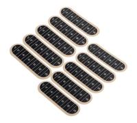 HOLIDYOYO 10pcs Adhesive Temperature Gauge Strips for Brewing Jars and Glass Jars, Pet Material, Easy Installation, Reusable Fermentation Temperature Monitor for Food Fermentation Projects