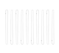 HOLIDYOYO 10Pcs Alloy Pet Ball Chain Necklace Set Silver Dog Tag Chains Sturdy Pet Collar Accessories for Puppy and Dog Id Tags in Outdoor Use