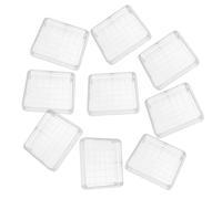 HOLIDYOYO 10Pcs Clear Square Petri Dishes with Secure Lids for Laboratory Use for Plant Cell Tissue Culture Microbiology Growth School Science Projects and Biological Experiments