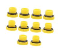 HOLIDYOYO 10pcs Hydraulic Threaded Screw Hole Seal Caps Hex Socket End Covers PP Pom Material Unf Thread Secure Sealing for Hydraulic Systems Maintenance