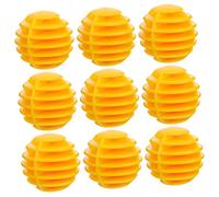 HOLIDYOYO 10Pcs Indoor Golf Practice Balls Durable Synthetic Training Balls for Beginners Lightweight and Safe for Use Bright Colors