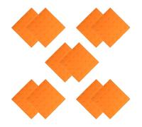 HOLIDYOYO 10pcs Nonslip PVC Blind Paving Bricks Modular Tactile Tiles for Sidewalks and Pedestrian Crossings Quiet Urban Walkway Boards with Precision Tactile Feedback for Mobility